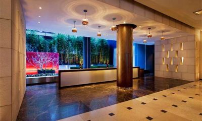 intercontinental hotel new york times square lobby